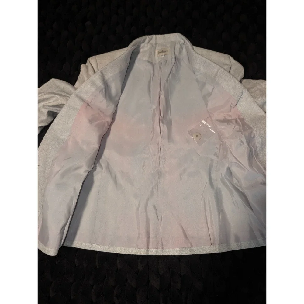 Neiman Marcus Women's Vintage Cream Silk Blazer Size 12